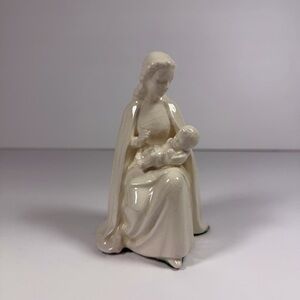 Vintage Goebel Sacrart Madonna And Child Figurine West Germany Mary Baby Jesus
